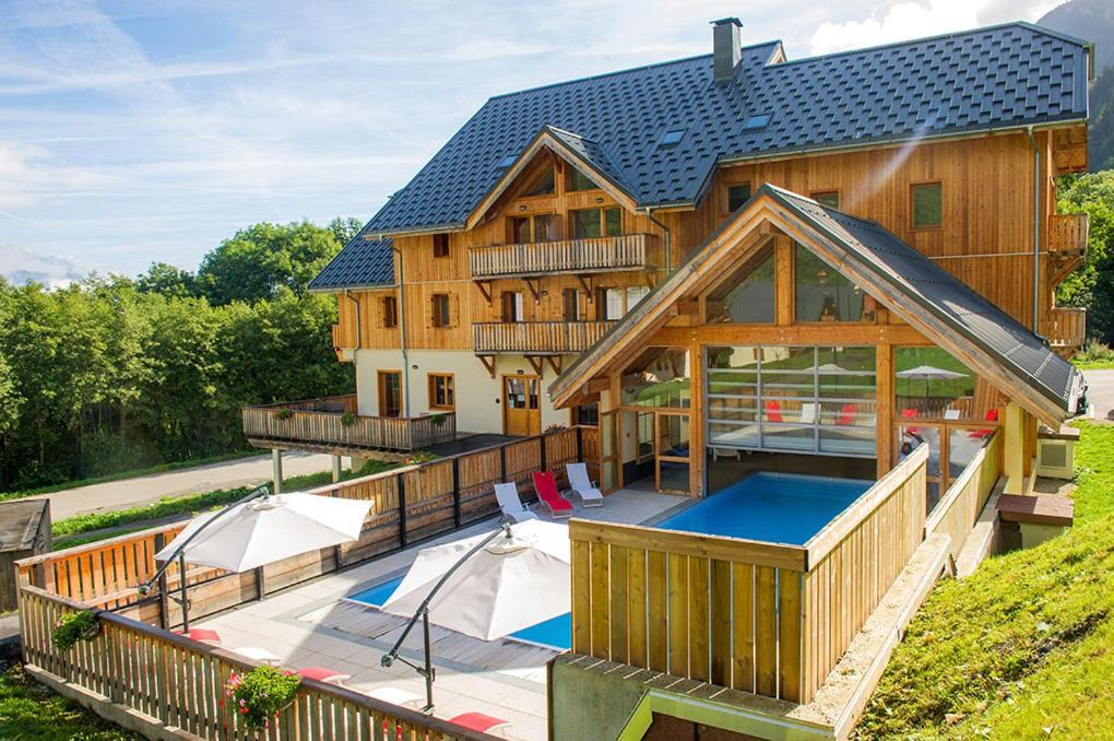 Appartement Les Chalets De Belledonne Saint-Colomban-des-Villards エクステリア 写真